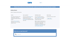 Desktop Screenshot of help.geni.com