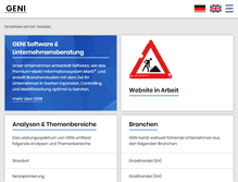 Tablet Screenshot of geni.de